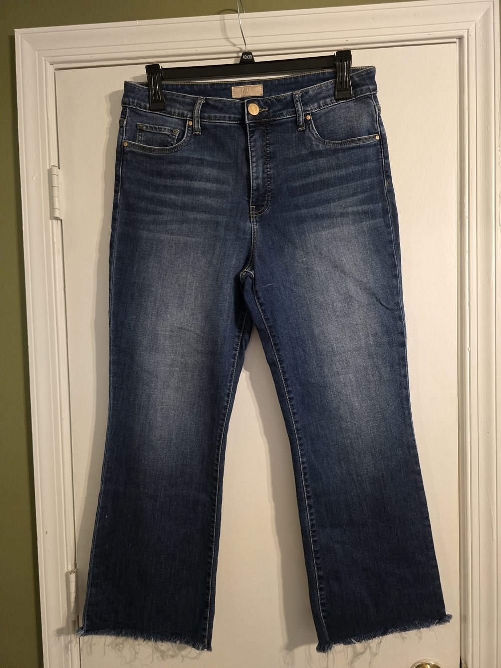 Kut from the Kloth Kelsey Fab Ab Ankle Flare Size 12 NWOT - Picture 3 of 9